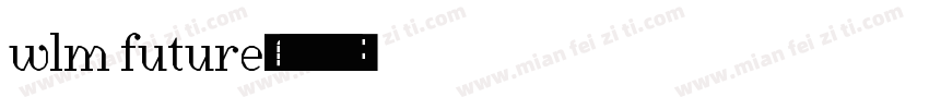 WLM Future字体转换